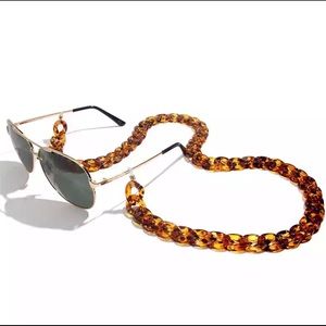 Leopard Acrylic Sunglasses Chain